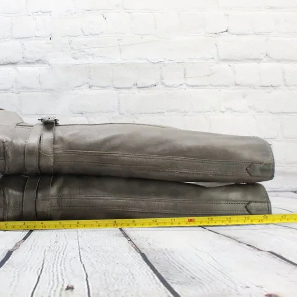 Sperry Gray Leather Ankle Boots - Picture 7 of 9